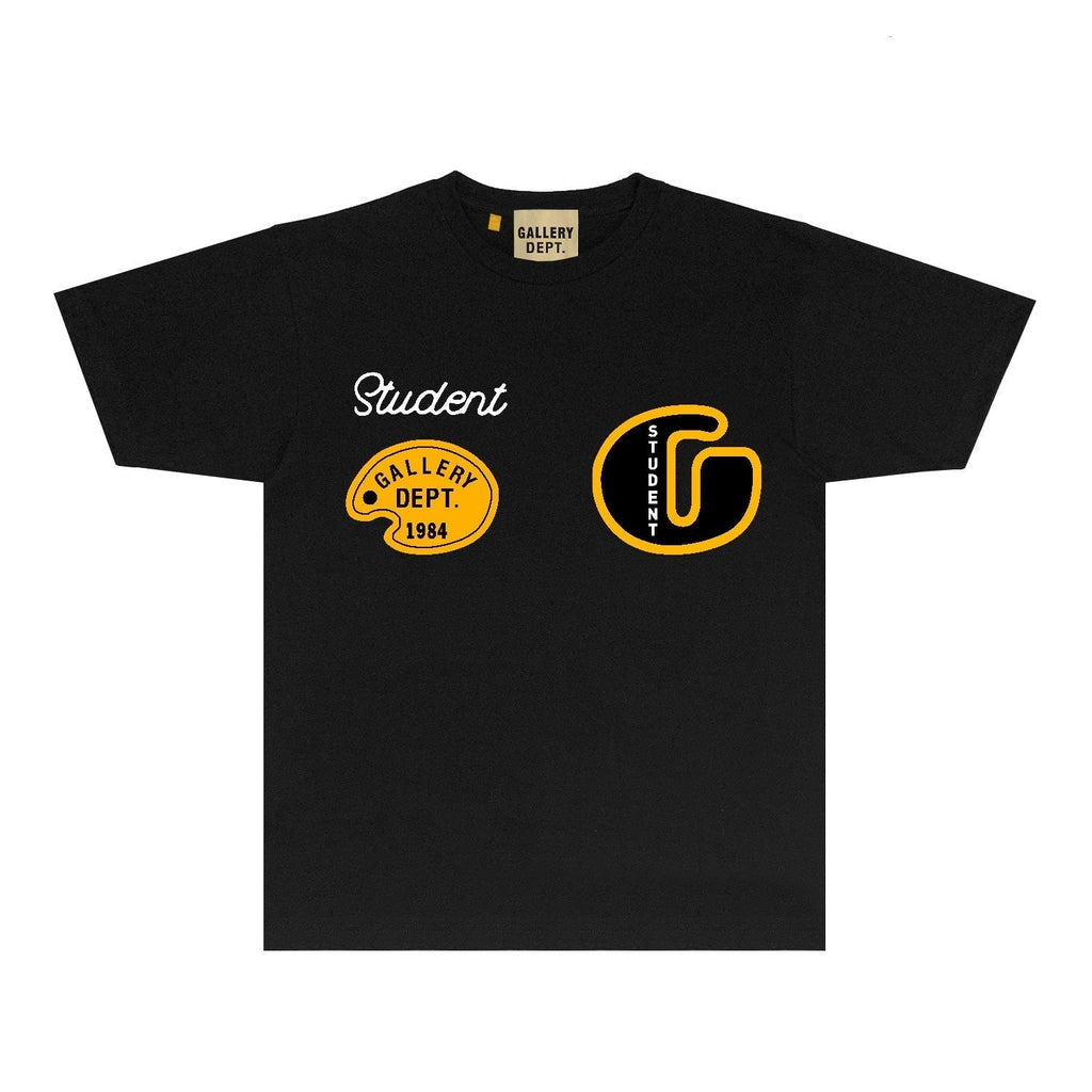 Gallery Dept T Shirt Retro Printed Loose Short-Sleeved Shirt (part2)